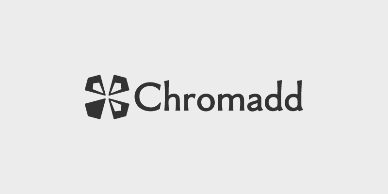 Chromaddロゴ ver2　デザイン